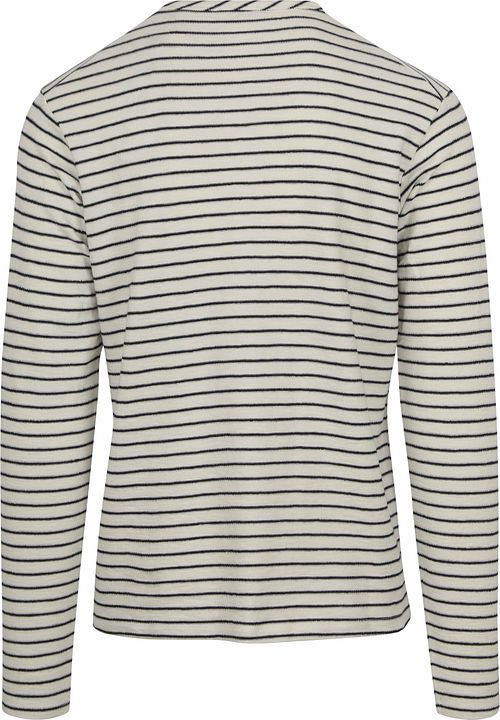 Dstrezzed Pullover Dylan Stripe White Product / Achterkant