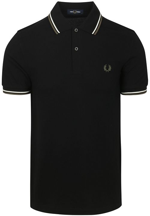 Fred Perry Polo Twin Tipped M3600 Black W54 Product