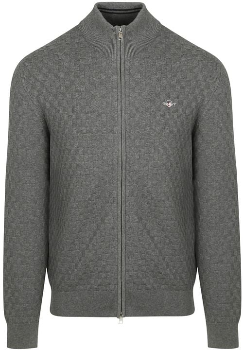 Gant Vest Texture Grey Product