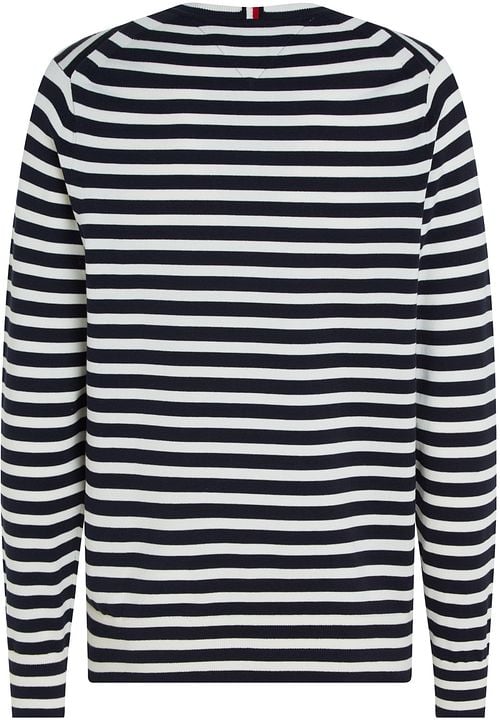 Tommy Hilfiger Trui Streep Navy Product / Achterkant
