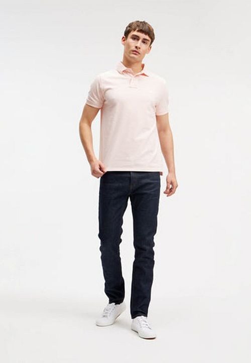 King Essentials The Rene Polo Rose Clair Model / Voorkant