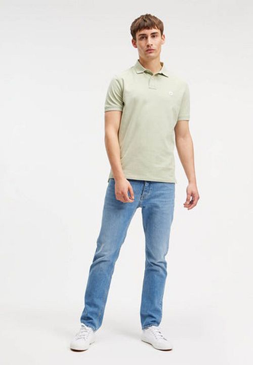 King Essentials The Rene Poloshirt Sage Grün Model / Voorkant