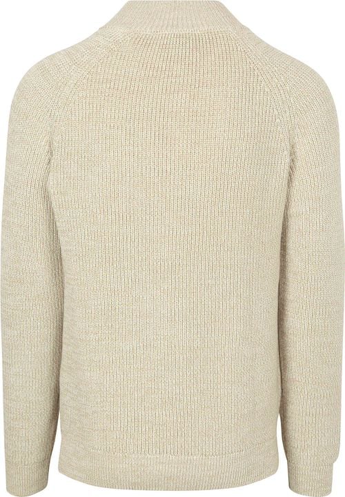 NZA Drake Demi-Zip Beige chaud Product / Achterkant