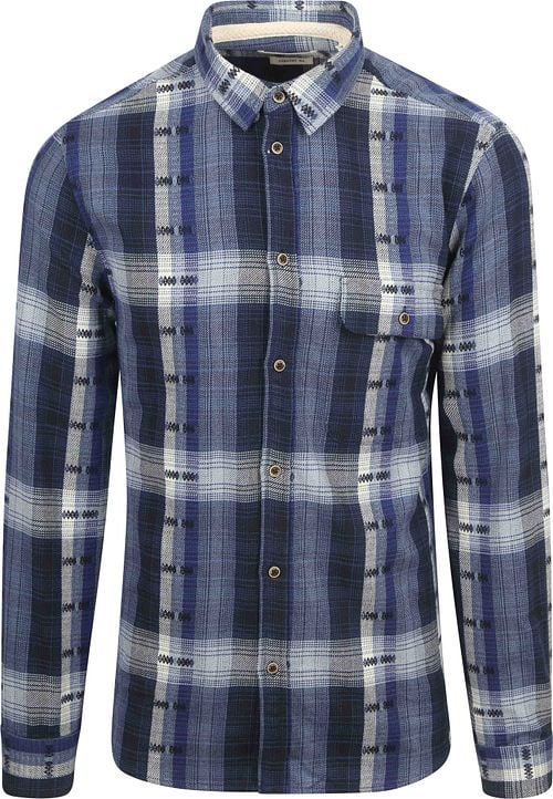 Anerkjendt Overhemd Leif Plaid Indigo Product