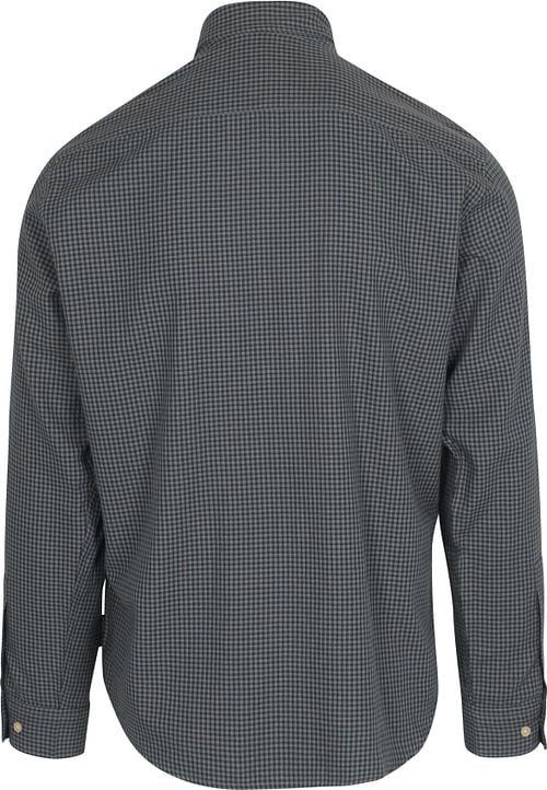 Marc O'Polo Hemd Kariert Anthrazit Product / Achterkant