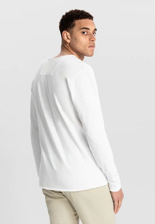 Dstrezzed Newman T-shirt White Model / Achterkant
