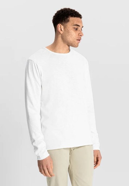 Dstrezzed Newman T-shirt White Model / Zijkant