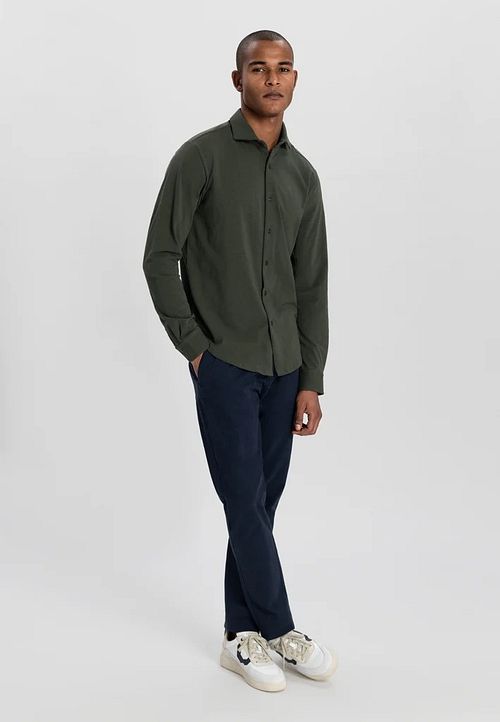 Dstrezzed Shirt Bo Dark Green Model / Voorkant