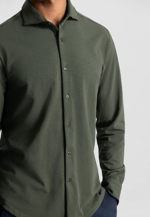 Dstrezzed Shirt Bo Dark Green Model / Detail