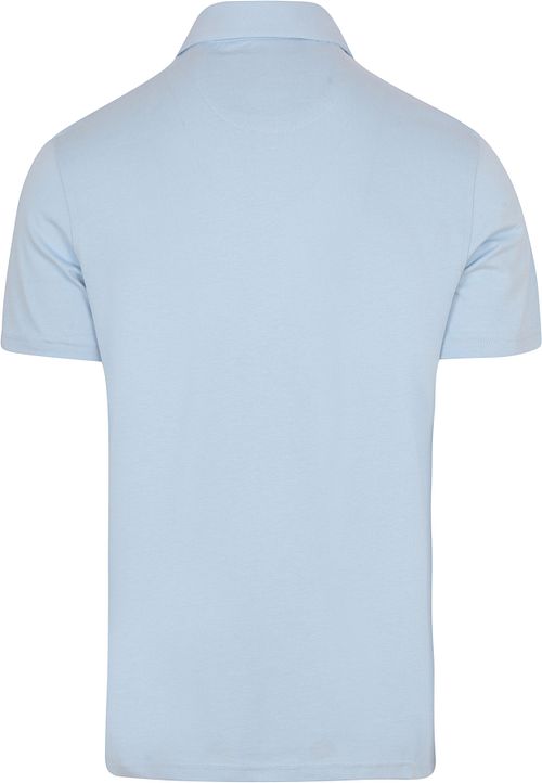 King Essentials The James Polo Shirt Light Blue Product / Achterkant