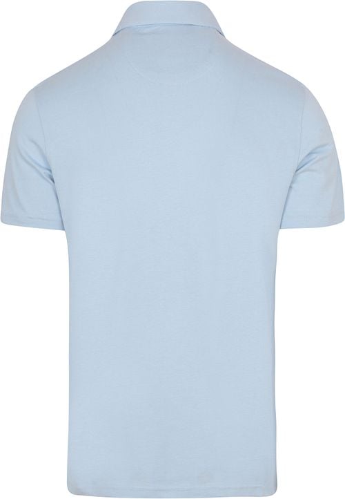 King Essentials The James Poloshirt Hellblau Product / Achterkant