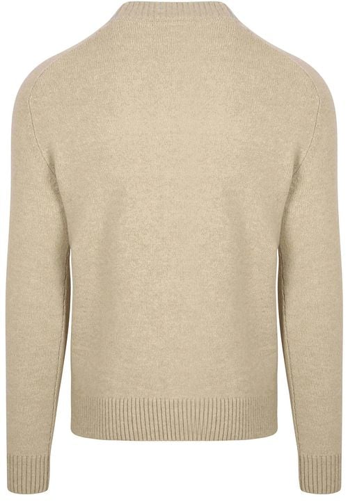 No Excess Trui Jacquard Ecru Product / Achterkant