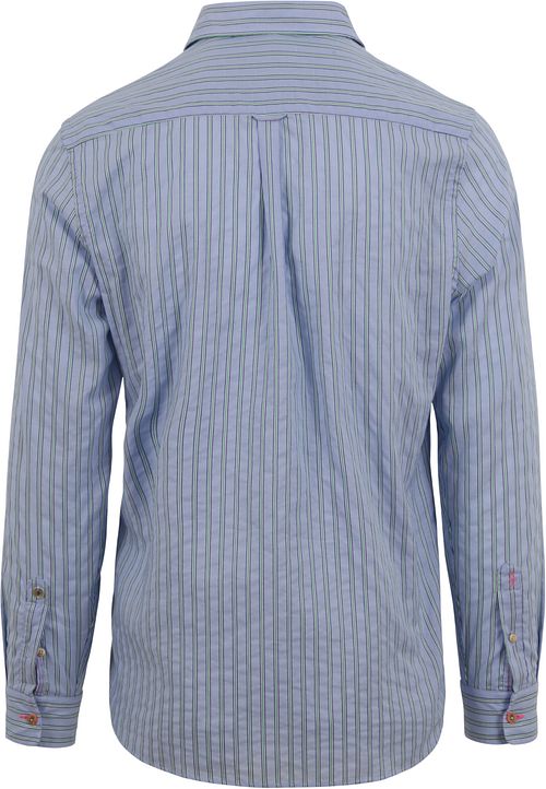 Scotch and Soda Shirt Stripe Light Blue Product / Achterkant