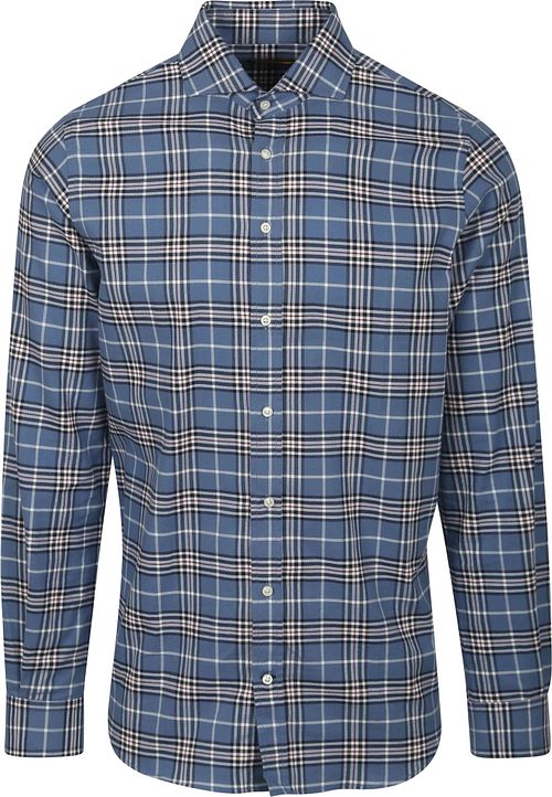 Steppin' Out Flanel Overhemd Ruit Blauw Product