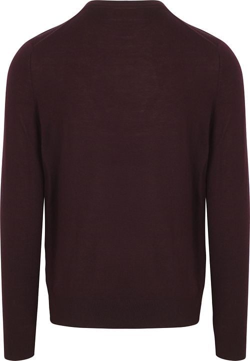 Suitable Pull Laine Mérino Bordeaux