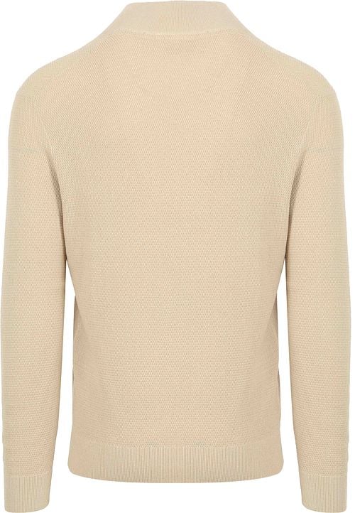 Suitable Structure Half Zip Pullover Sand Product / Achterkant