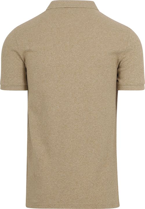 Superdry Classic Polo Shirt Melange Beige Product / Achterkant