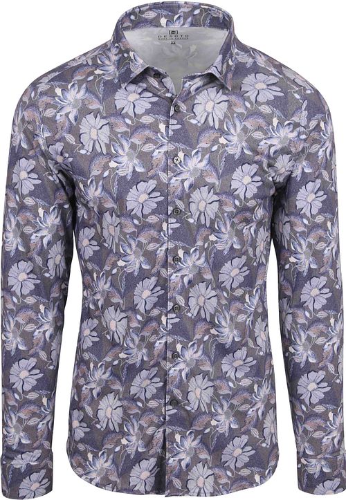Desoto Shirt Timeless Elegance Print Flowers Blue Product