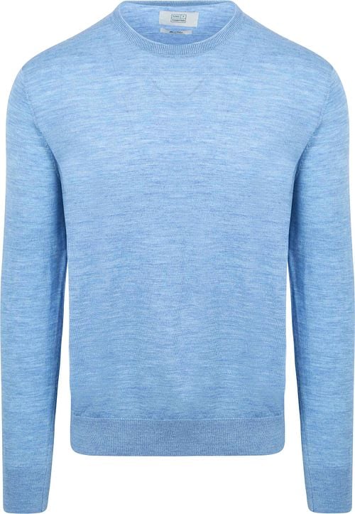King Essentials The John Pullover Merino Lichtblauw Product
