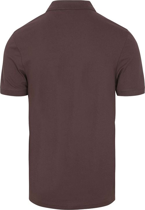 Lyle and Scott Polo Plain Espresso Product / Achterkant