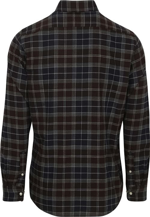Barbour Fortrose Overhemd Tartan Navy Bruin