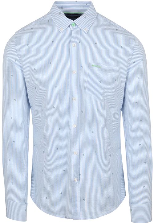NZA Hemd Julius Print Blau Product