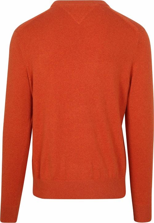 Tommy Hilfiger Pullover Cotton Kashmir Orange Product / Achterkant