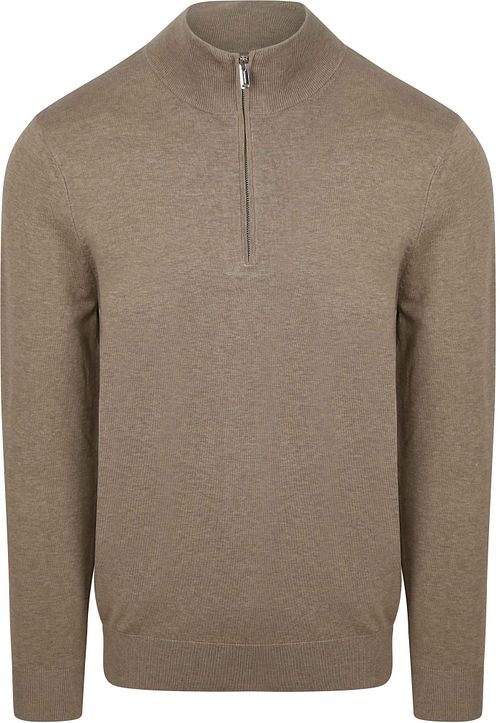 Profuomo Half Zip Pullover Luxury Beige Product