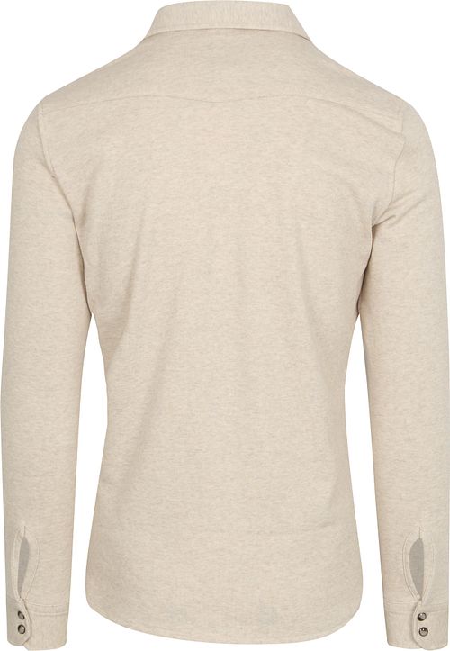 Profuomo Overshirt Western Jersey Ecru Product / Achterkant