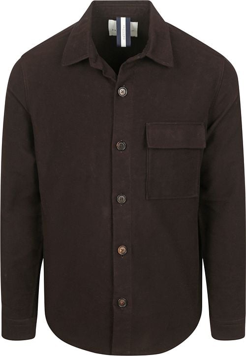 Profuomo Overshirt Moleskin Dark Brown Product