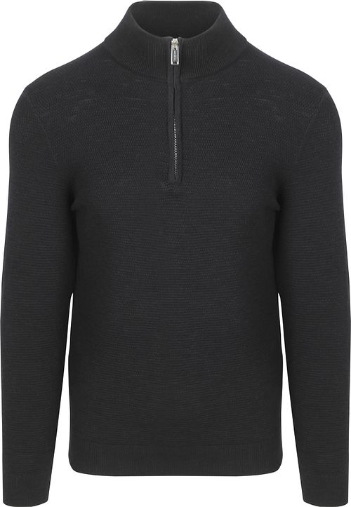 Profuomo Pullover Half Zip Structure Marine