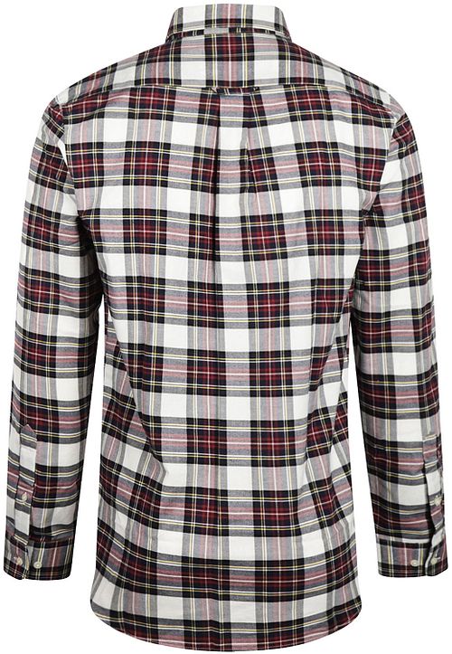 Steppin' Out Flanel Shirt Checks Black Red Product / Achterkant