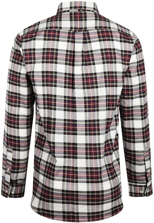 Steppin' Out Flanel Overhemd Ruit Zwart Rood Product / Achterkant