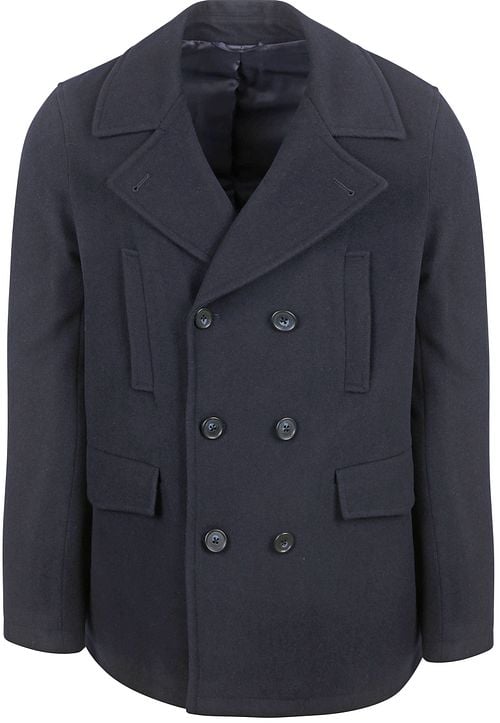 Suitable Caban Coat Wool Navy Product
