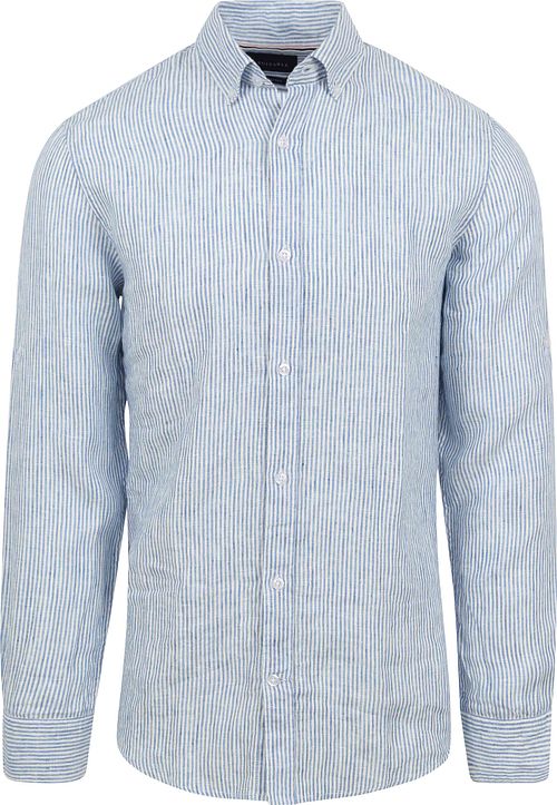 Suitable Chemise Lin Rayures Bleu Clair Product