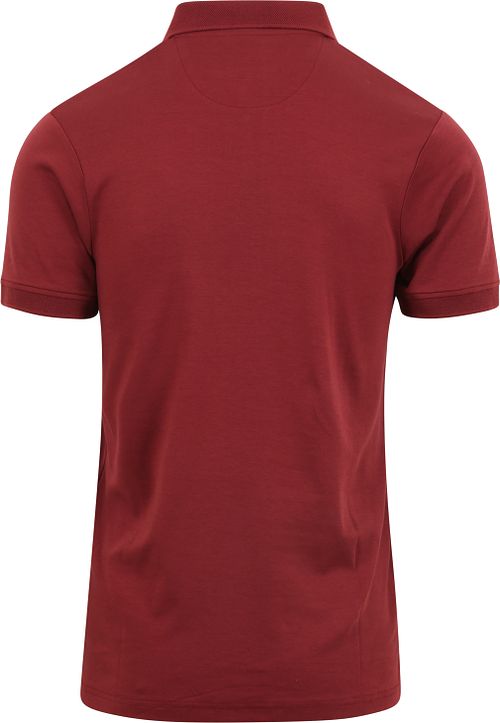 Suitable Liquid Polo Shirt Bordeaux Product / Achterkant