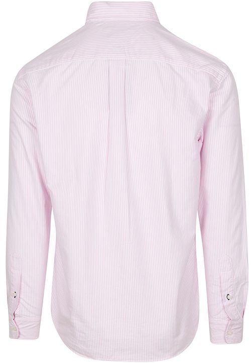 Tommy Hilfiger Oxford Overhemd Streep Roze Product / Achterkant