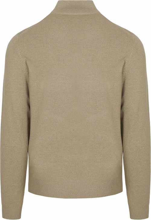 NZA Half Zip Pullover Christopher Melange Warm Beige Product / Achterkant