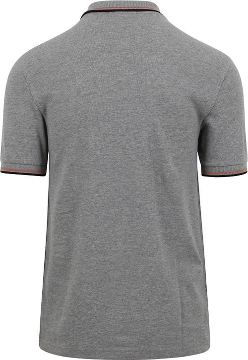 Fred Perry Polo M3600 Mid Grau Product / Achterkant