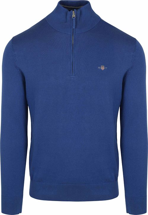 Gant Half Zip Pullover Mid Blue Product