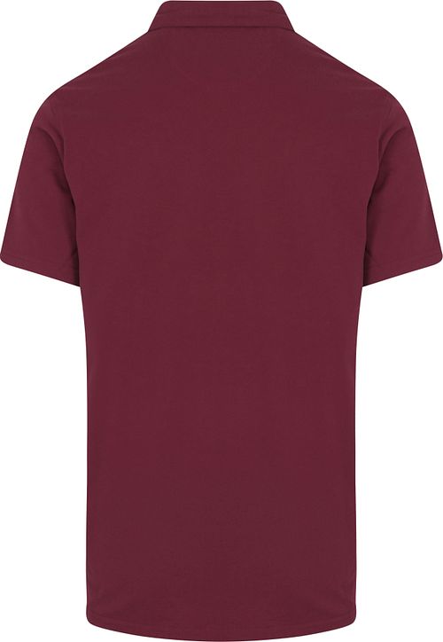 King Essentials The James Polo Burgundy Product / Achterkant