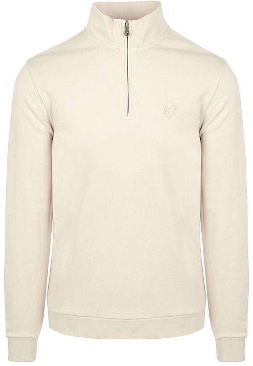 Lyle & Scott Half Zip Pullover Tonal Ecru Product