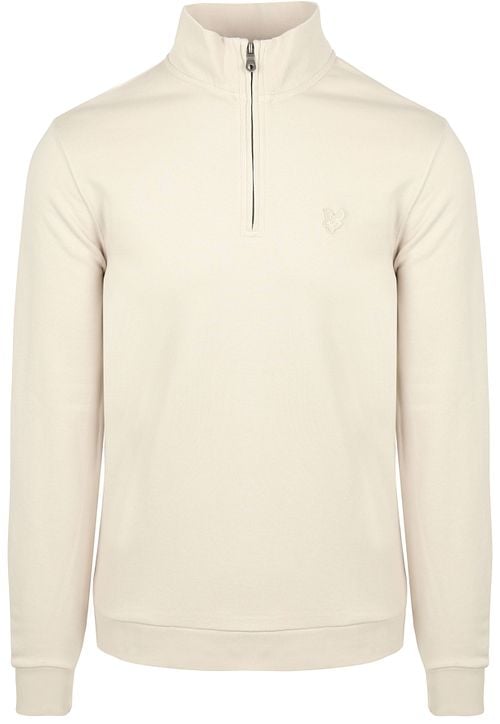 Lyle & Scott Half Zip Pull Tonal Ecru Product