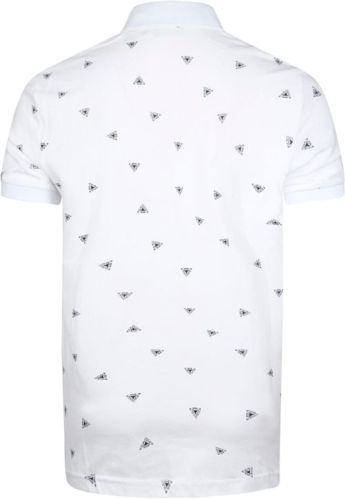 No Excess Polo Shirt Printed White Product / Achterkant