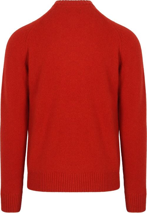 Barbour Grangetown Pullover Wool Rot Product / Achterkant