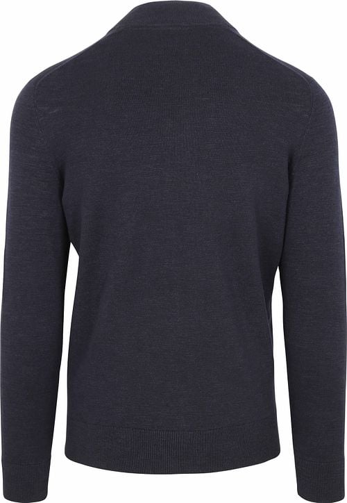 Suitable Cardigan Slub Yarn Navy Product / Achterkant