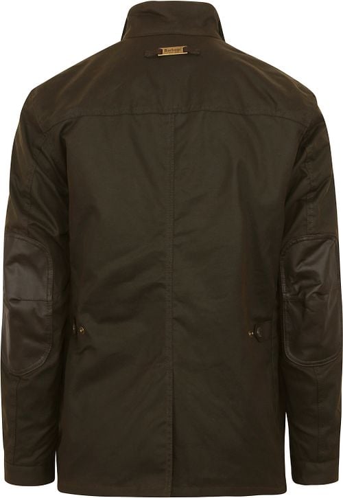 Barbour Waxjas Ogston Olive Product / Achterkant