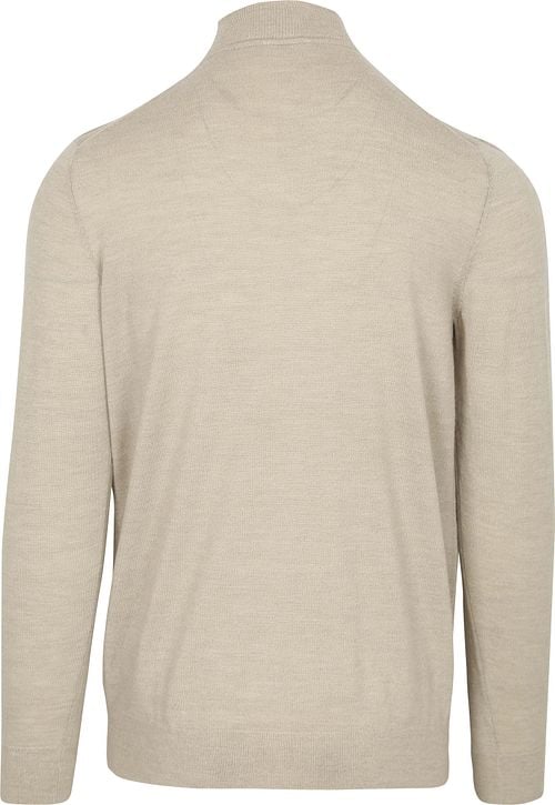 Profuomo Turtleneck Trui Merino Ecru Product / Achterkant