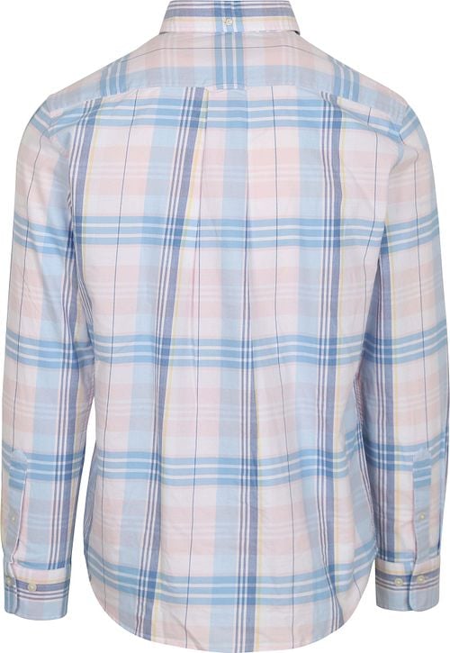 Gant Overhemd Tartan Ruit Roze Product / Achterkant