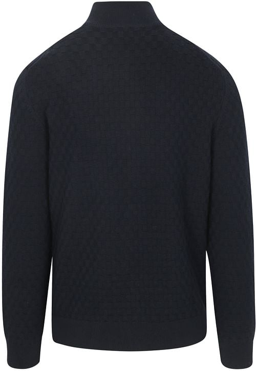 Gant Strickjacke Textur Marine Product / Achterkant
